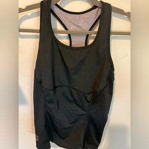 Skirtsports Black Crew Neck Sleeveless Tank Top